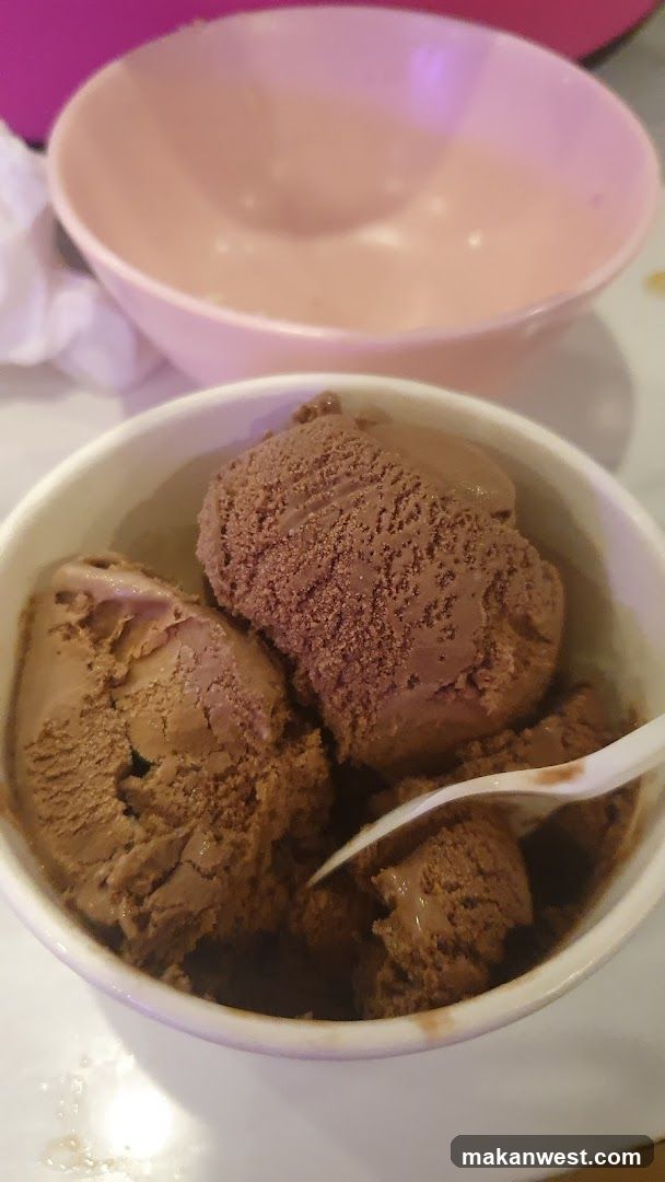 Chocolate Ice Cream Bowl