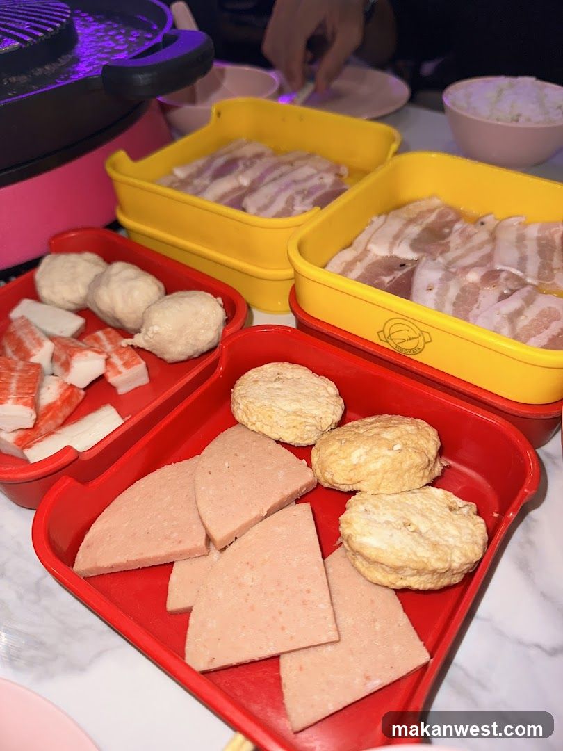 Hot Pot Ingredients Spread