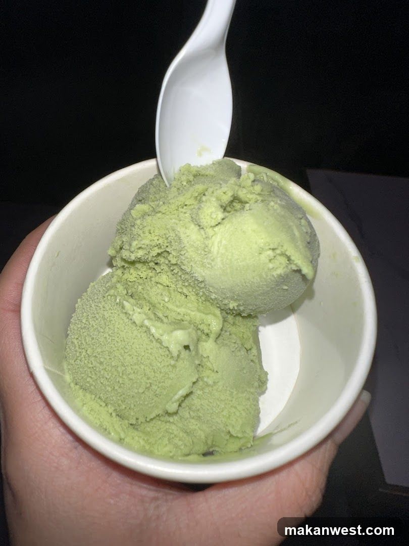 Matcha Ice Cream Cup