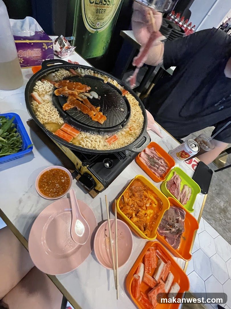 Instant Noodle Hot Pot Meal