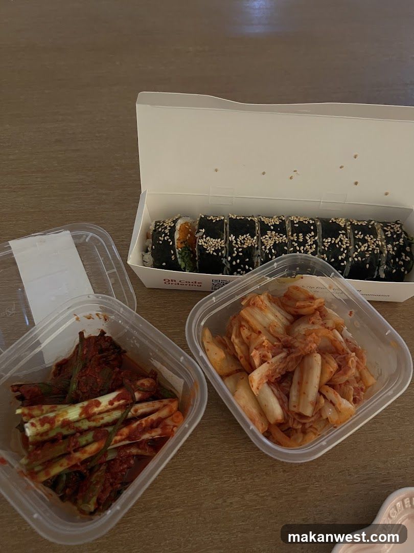 Korean Food Takeout Meal