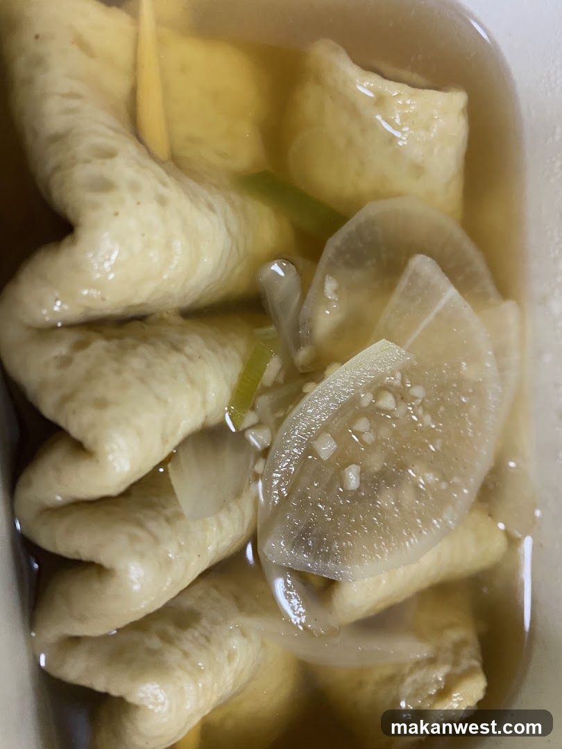 Stewed Tofu with Pickled Radish