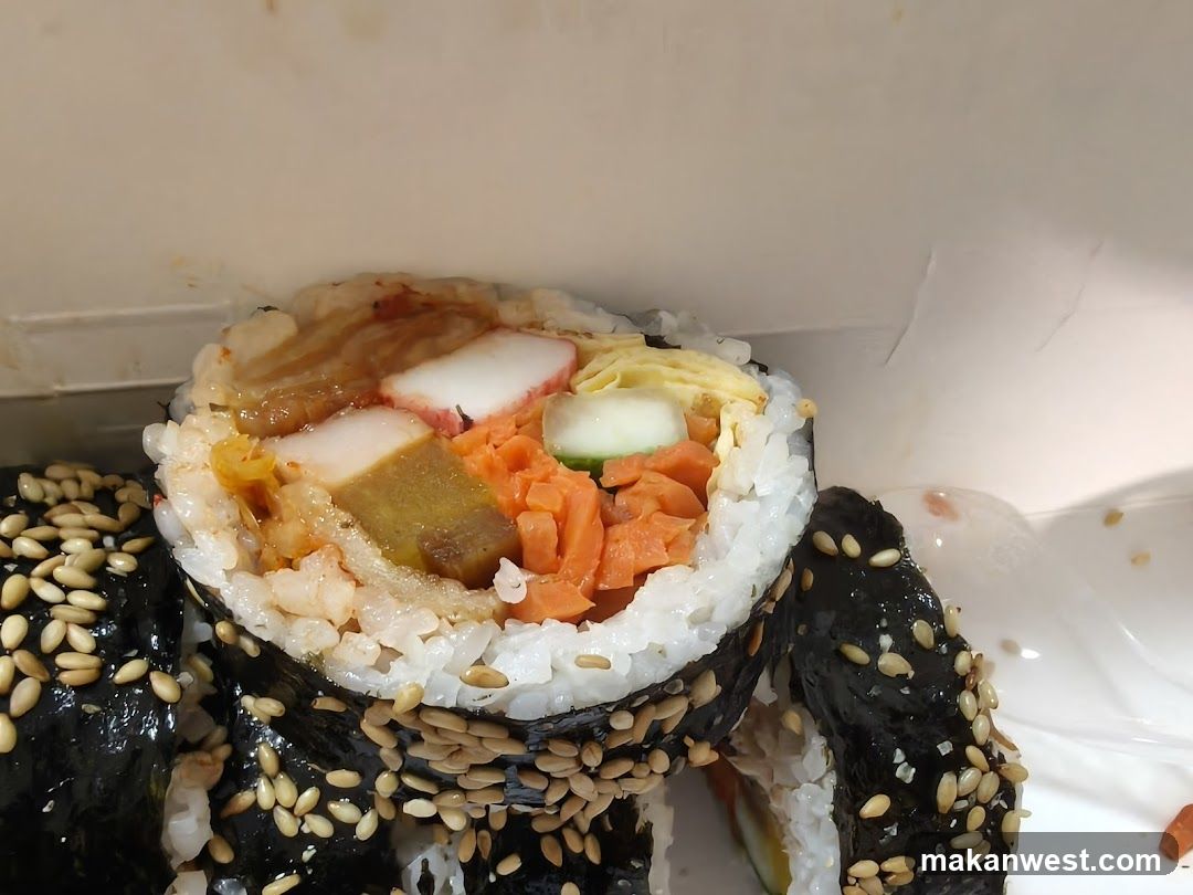 Sushi Roll with Sesame Seeds