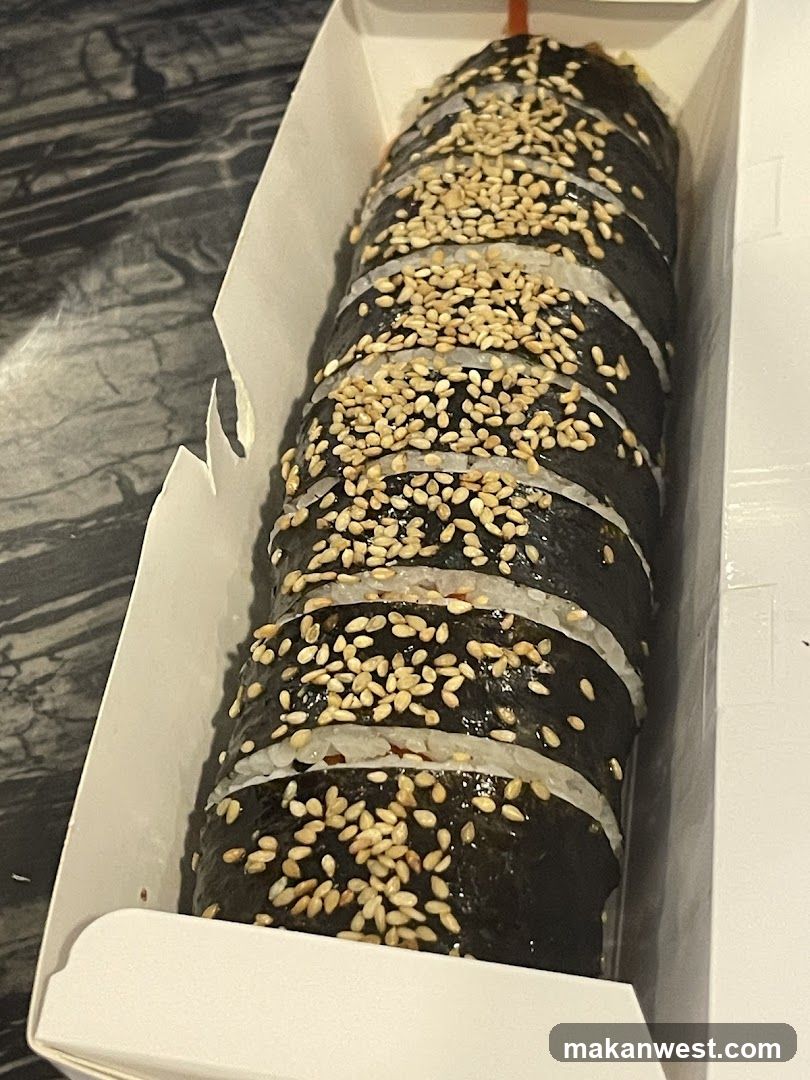 Sushi Roll with Sesame Seeds