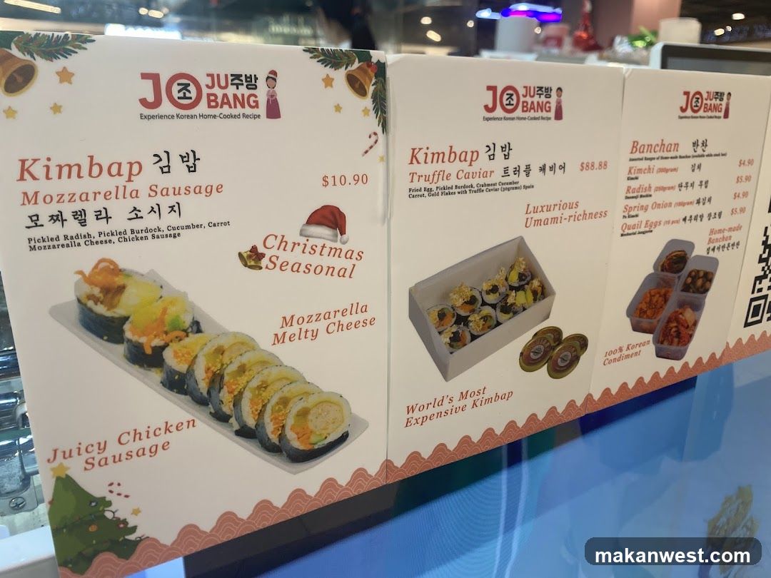 JO Ju Bang Menu Board