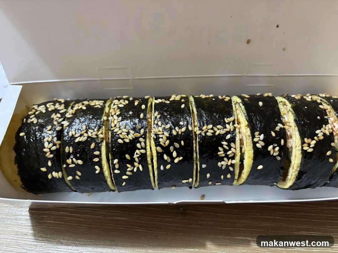 Sushi Roll with Sesame Seeds