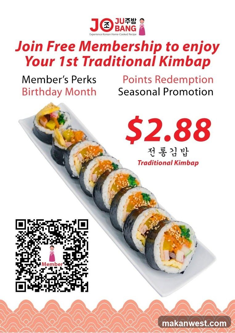 Traditional Kimbap Membership Ad