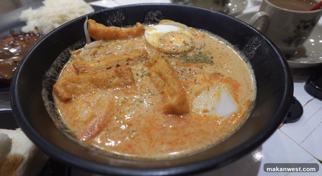 Curry Dish with Egg and Fried Dough