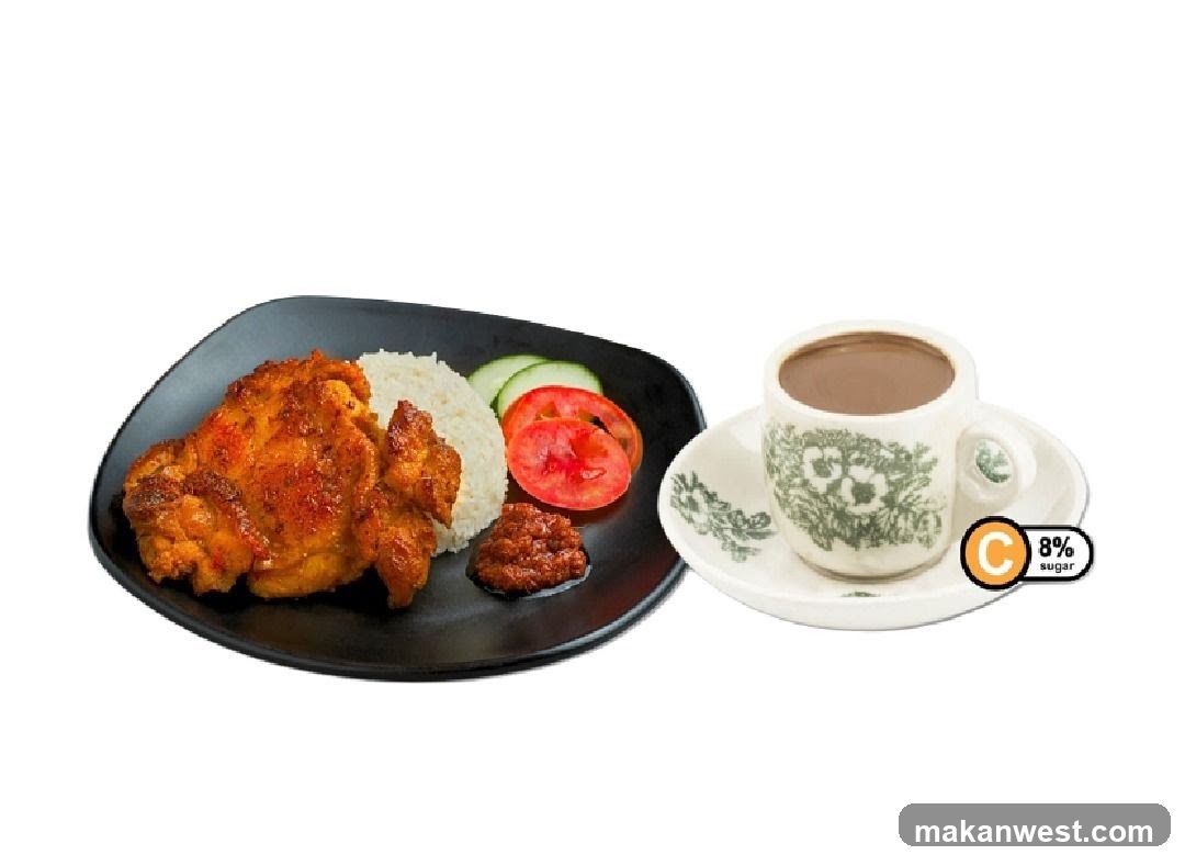 Chicken Rice and Kopi Cawan