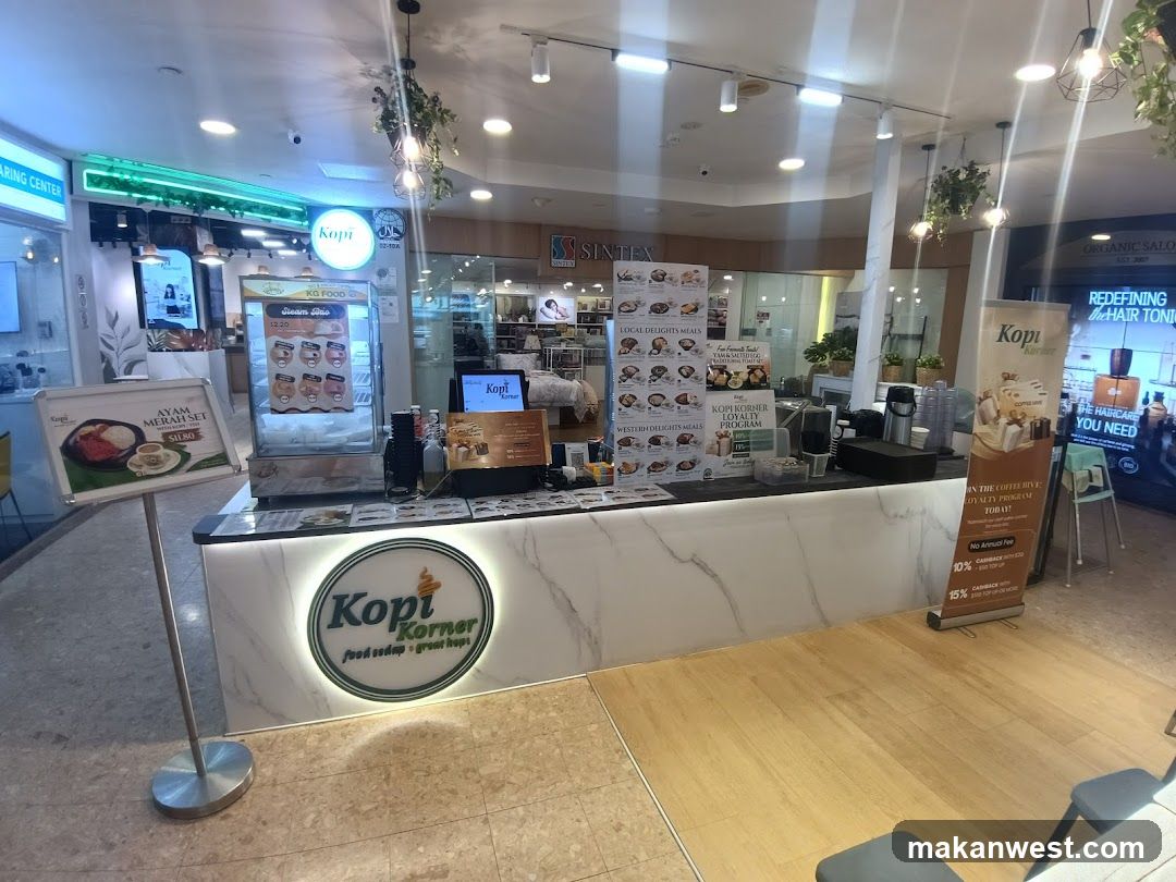 Kopi Korner Counter Interior