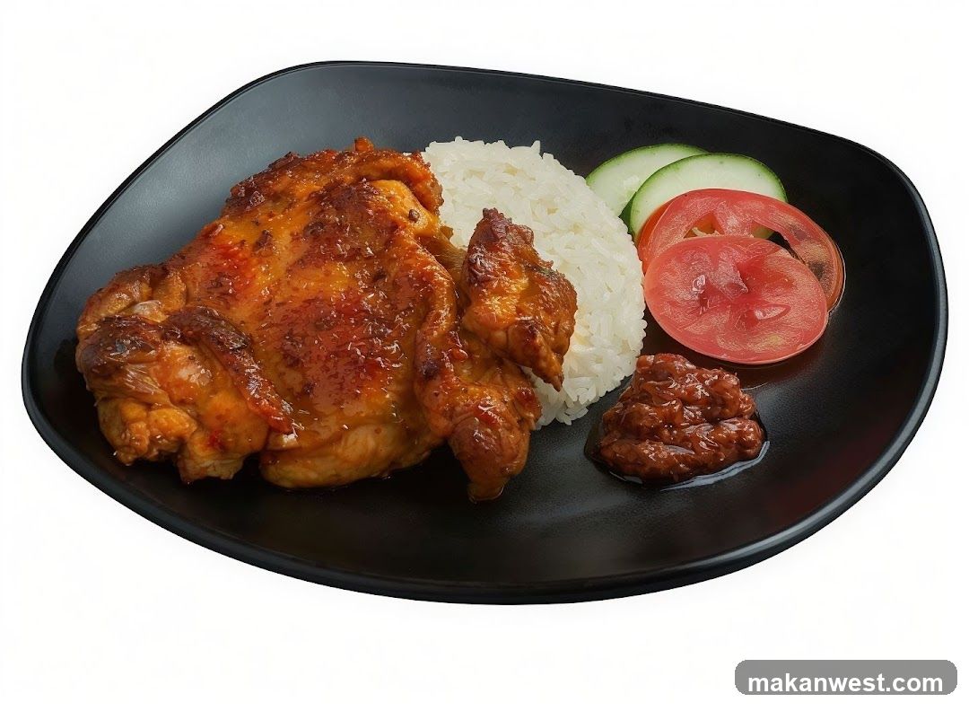 Grilled Chicken with Rice and Vegetables