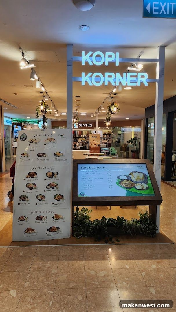 Kopi Korner Interior Display