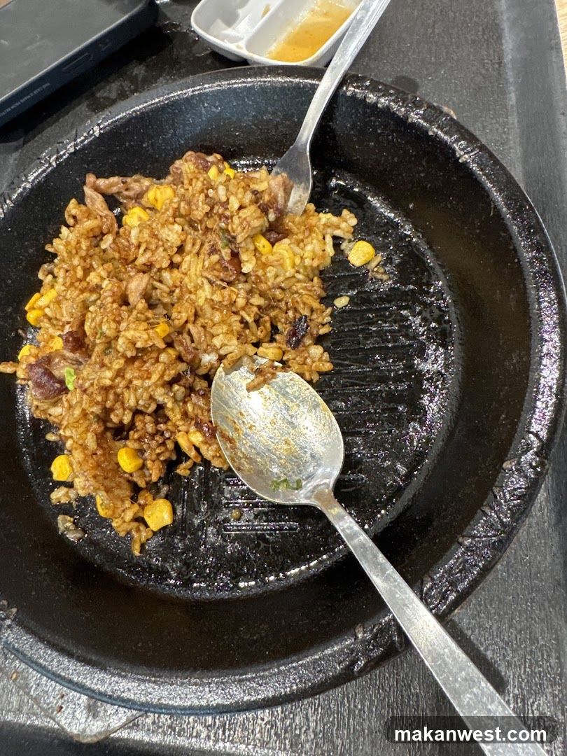 Fried Rice in Stone Plate