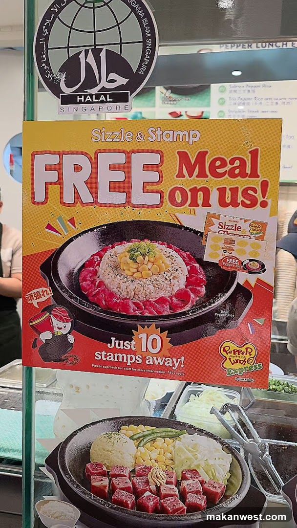 Sizzle & Stamp Free Meal Promotion