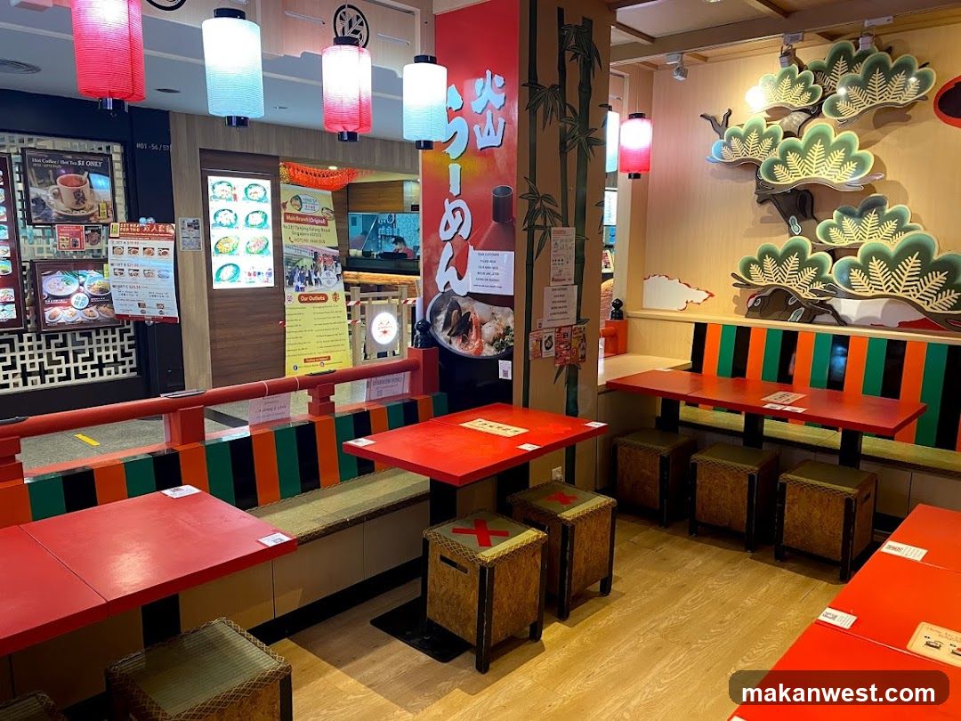 Restaurant Interior with Decorative Elements