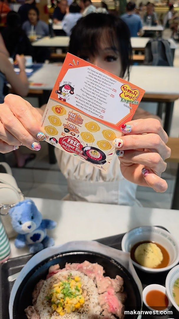 Pepper Rice Express Promo Card