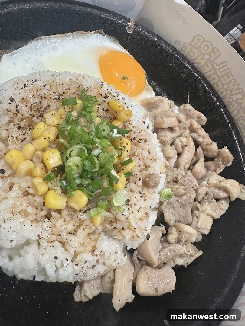 Chicken Rice Bowl with Fried Egg