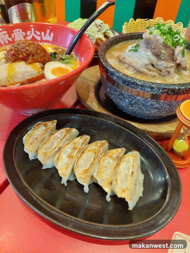 Ramen and Gyoza Meal