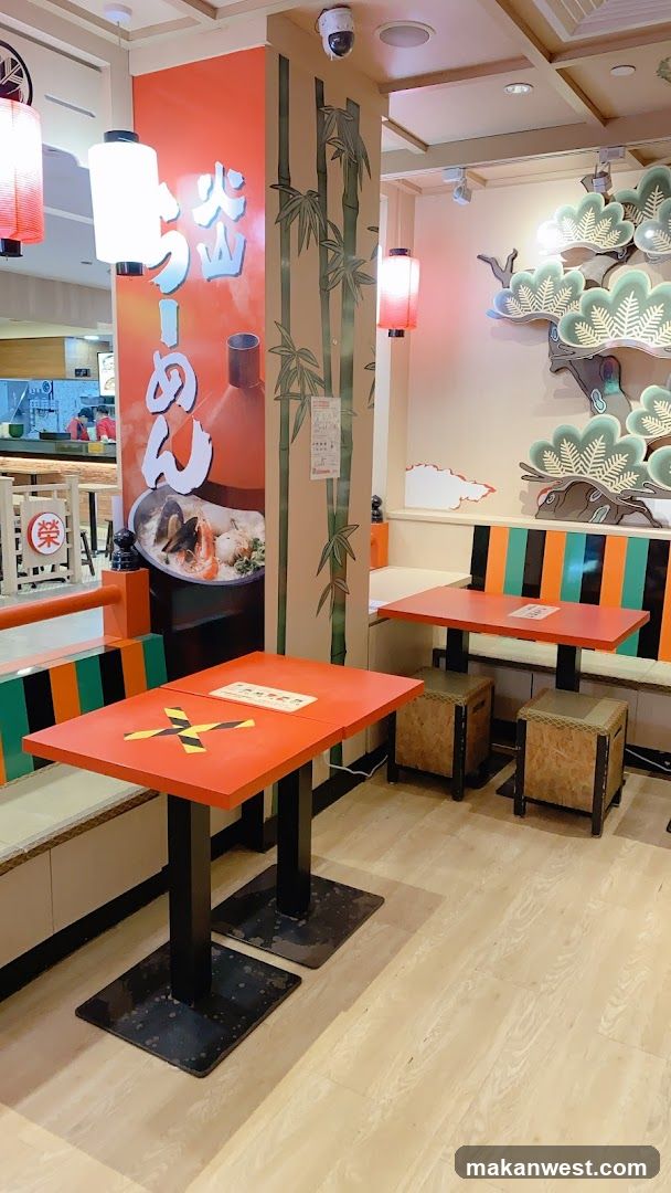 Restaurant Interior with Japanese Theme