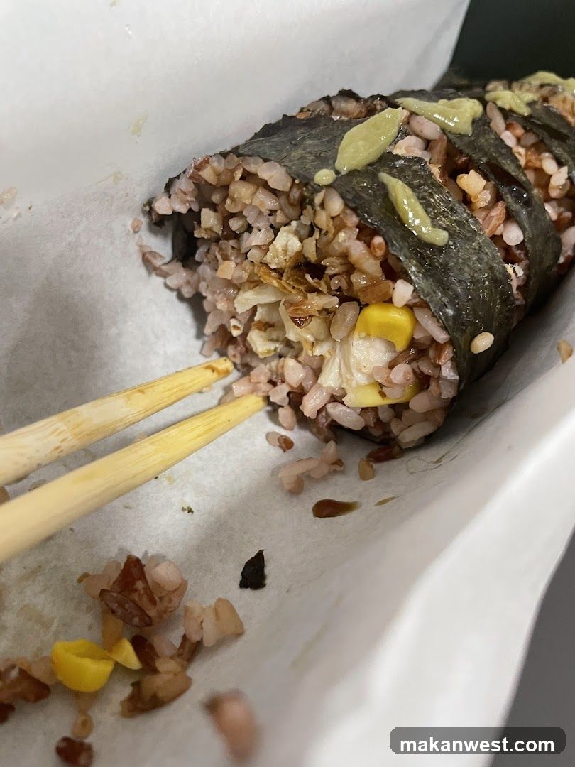 Onigiri with toppings