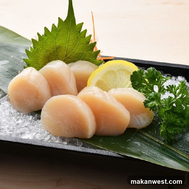 Sashimi Platter with Scallops