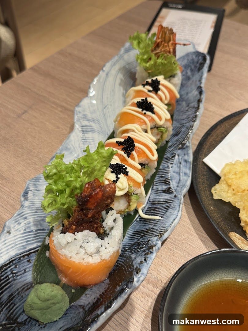 Sushi Platter with Salmon and Tuna