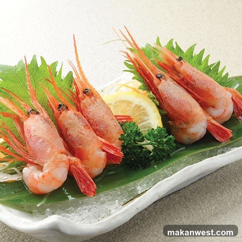Sashimi Shrimp Platter