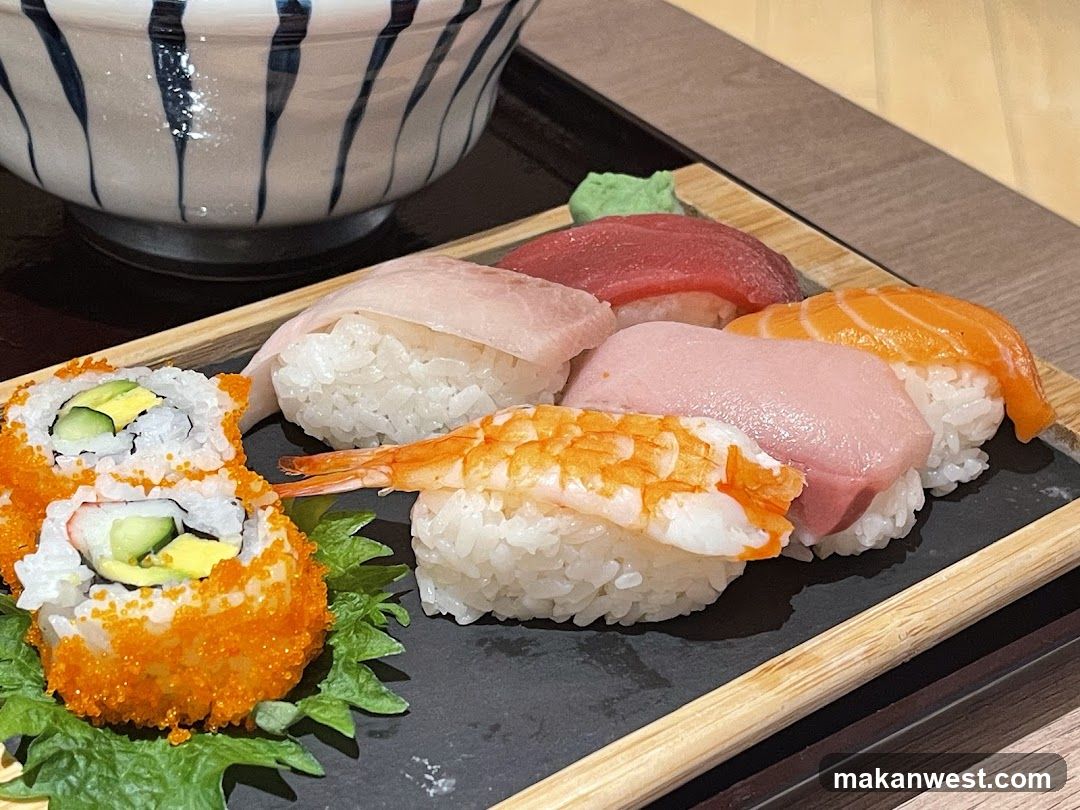Sushi Platter with Nigiri and Rolls