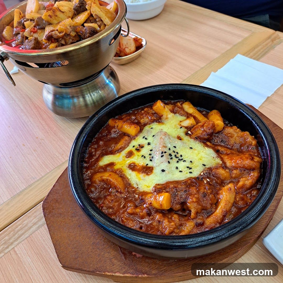 Korean Hot Pot and Tteokbokki