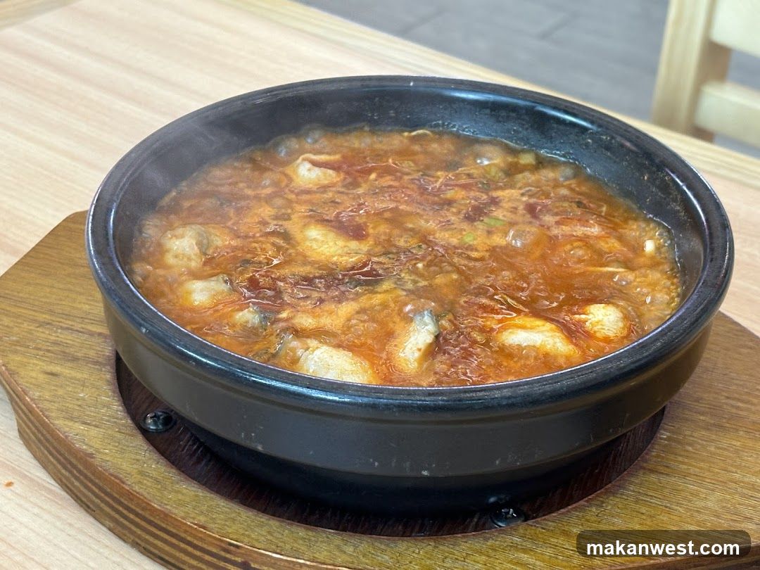 Steaming Hot Dish in Stone Bowl