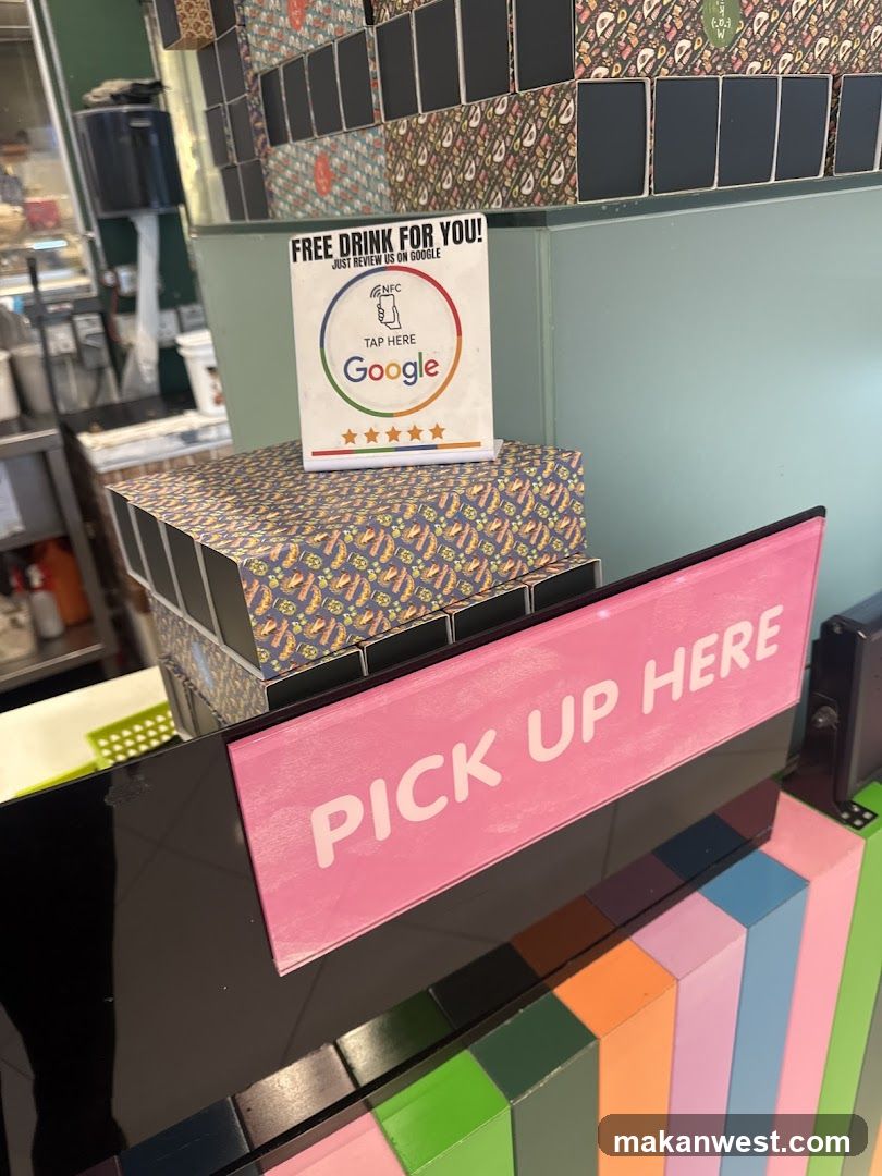 Google Review Sign and Pickup Box