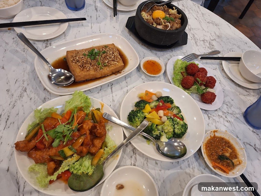Dining Table with Chinese Dishes