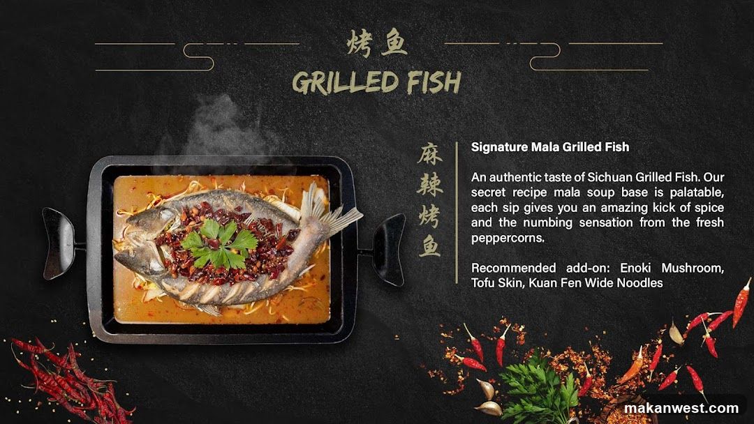 Grilled Fish Advertisement