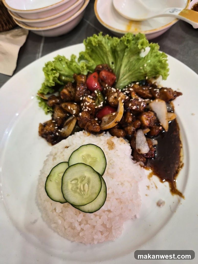 Stir-fried Chicken with Rice
