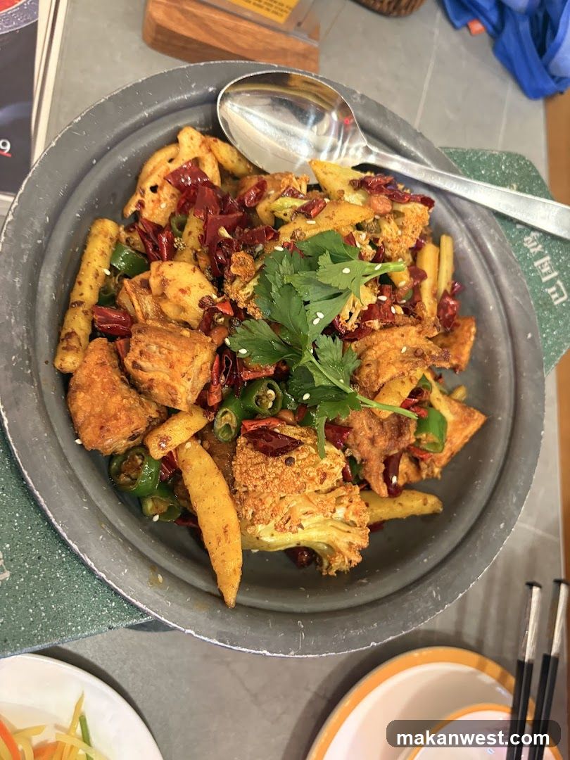 Spicy Stir-fry Dish in Clay Pot