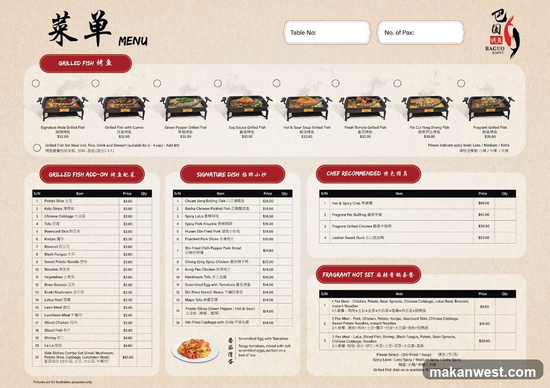 Bao Yuan BBQ & BISTRO MENU