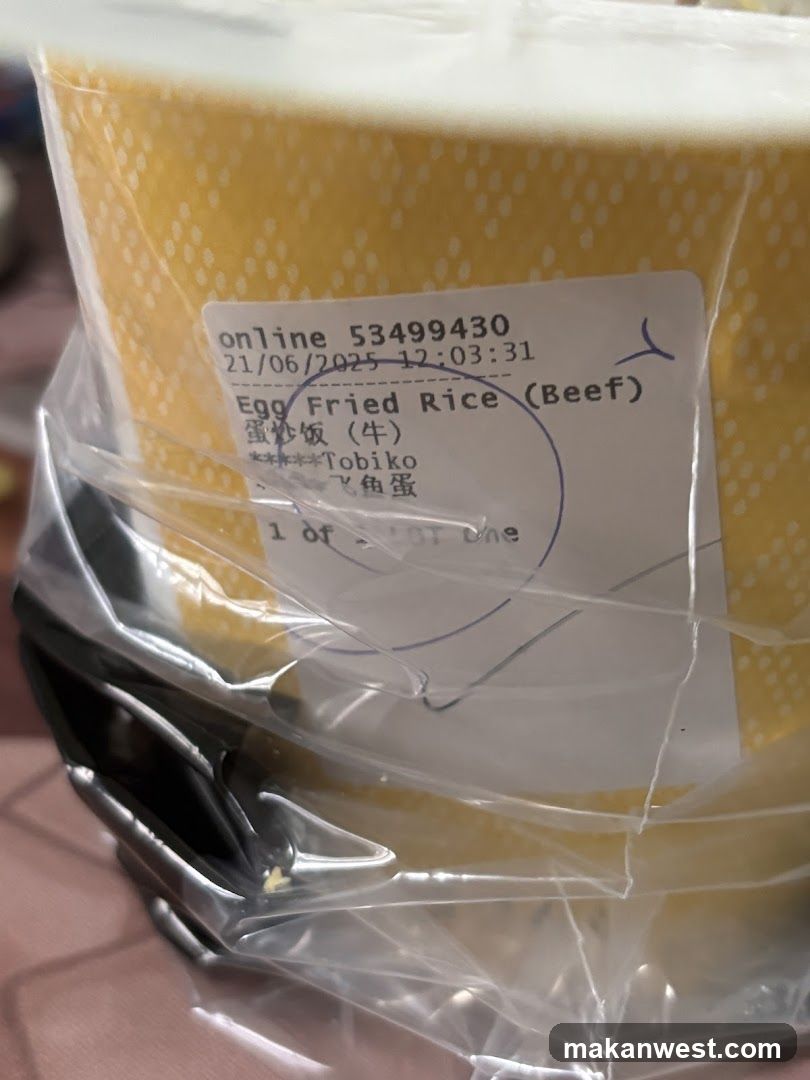 Egg Fried Rice (Beef) Package