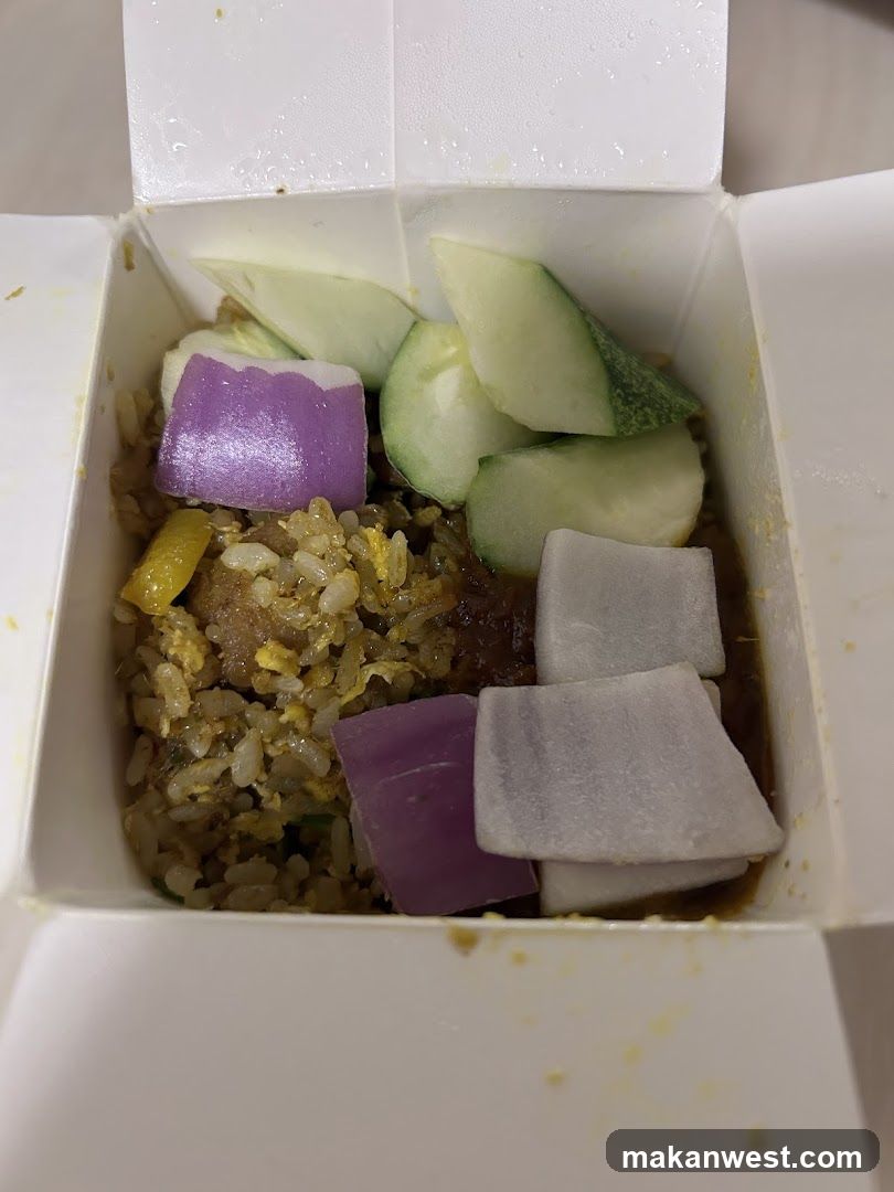 Fried Rice with Tofu and Cucumber
