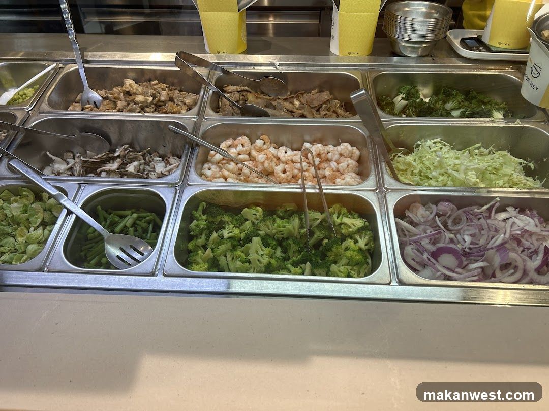 Salad Bar Food Display