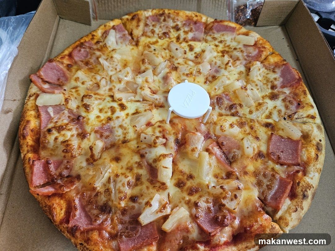Hawaiian Pizza in Box