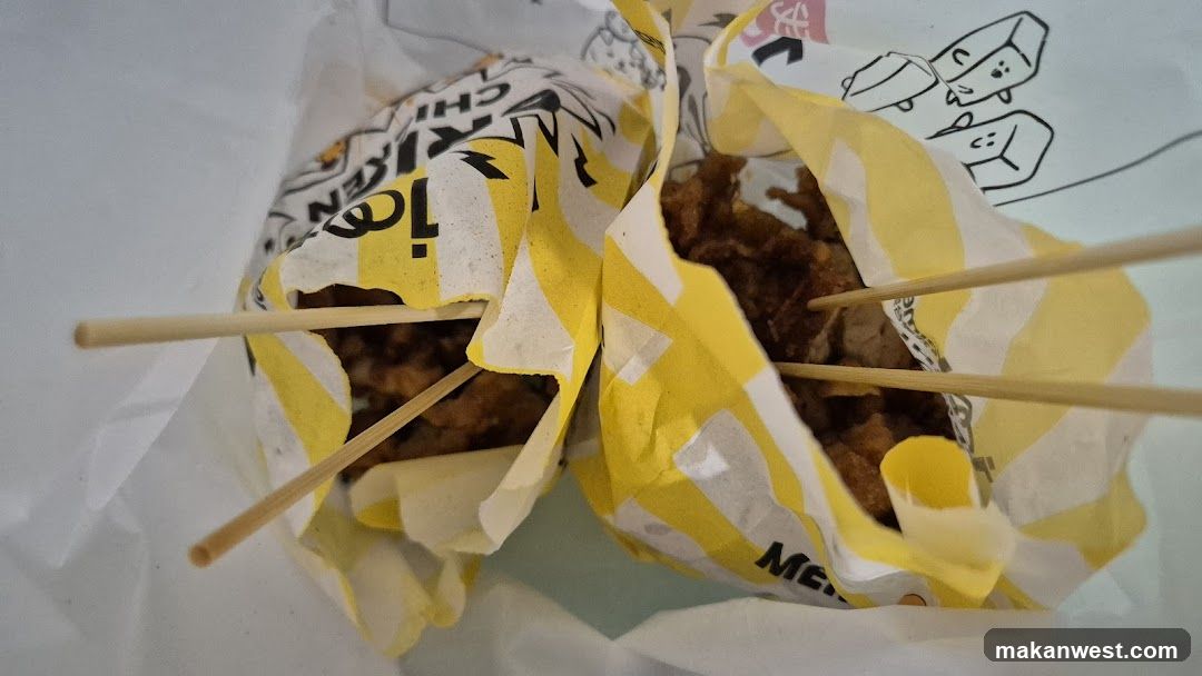 Chicken Wraps with Chopsticks