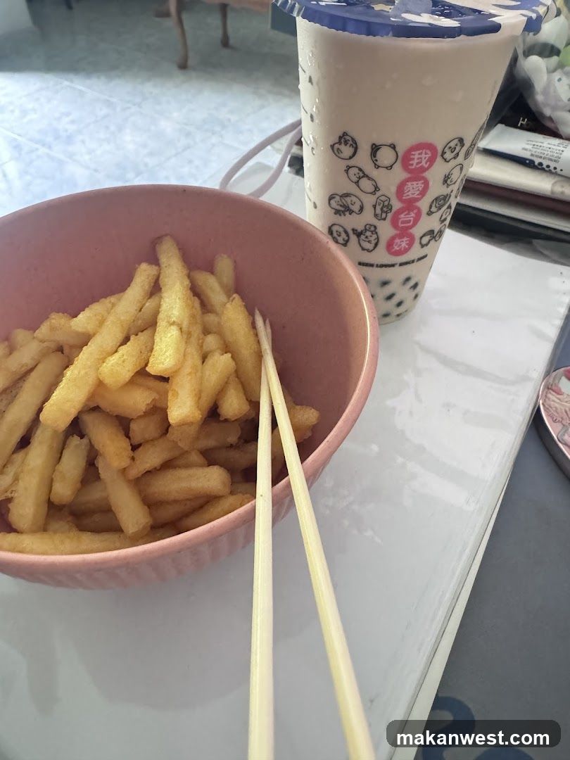 Bubble Tea and French Fries
