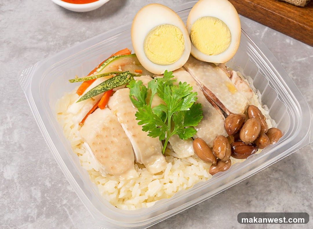 Chicken Rice Bowl with Boiled Eggs and Vegetables