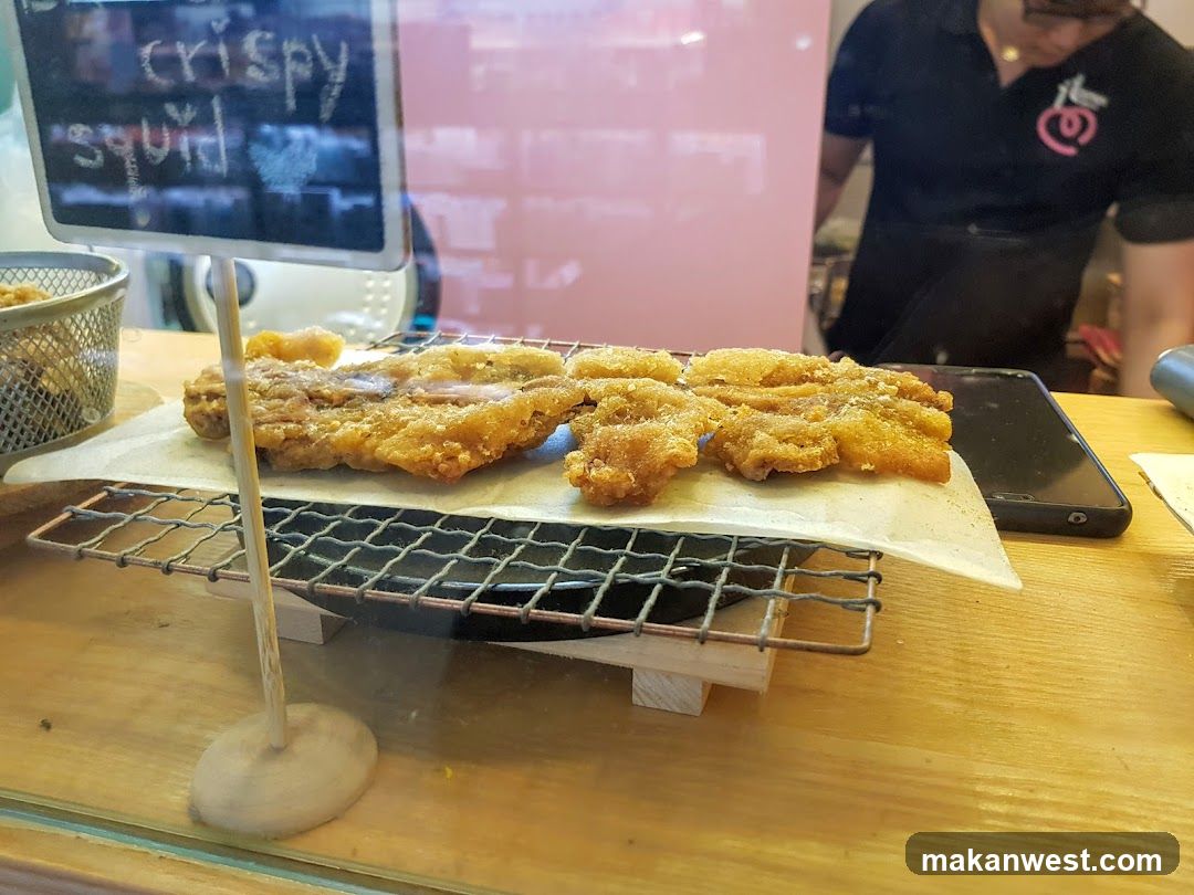 Crispy Squid Display