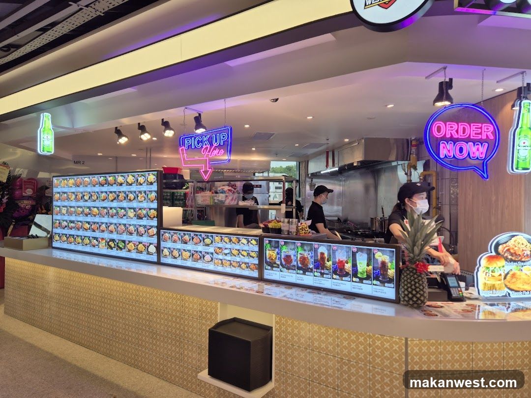 Food Stall Interior View
