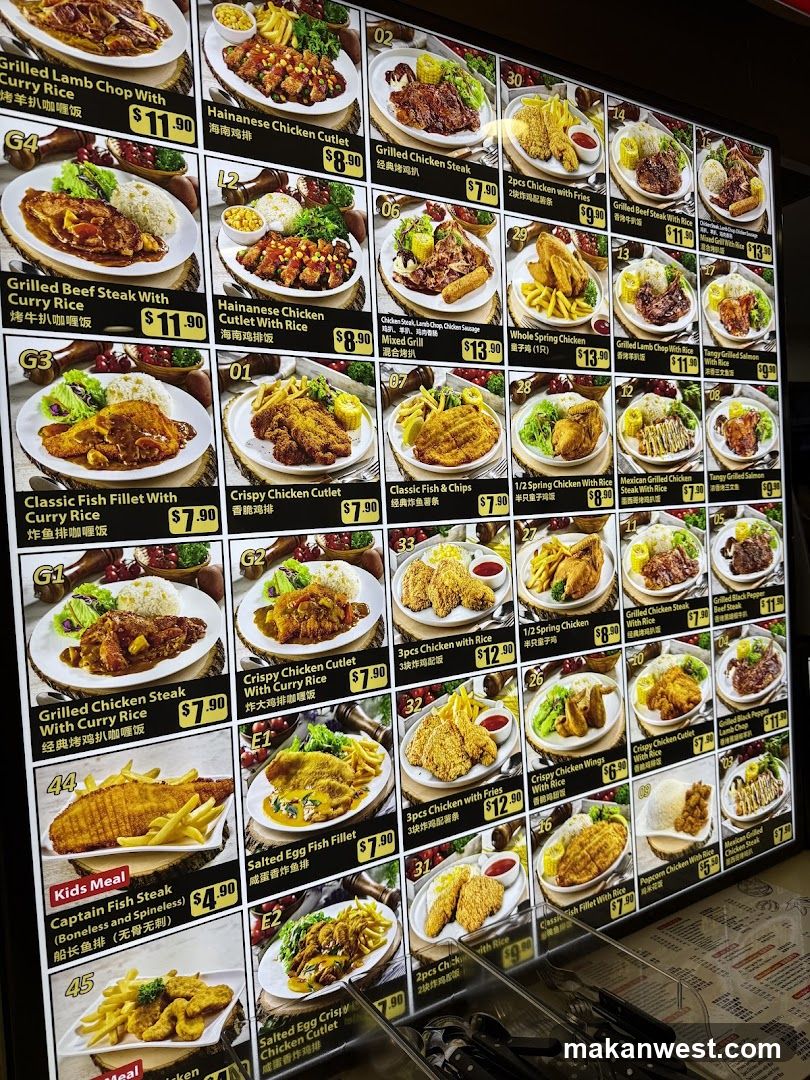 Restaurant Menu Board