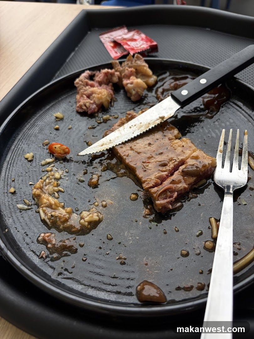 Eaten Meal on Tray