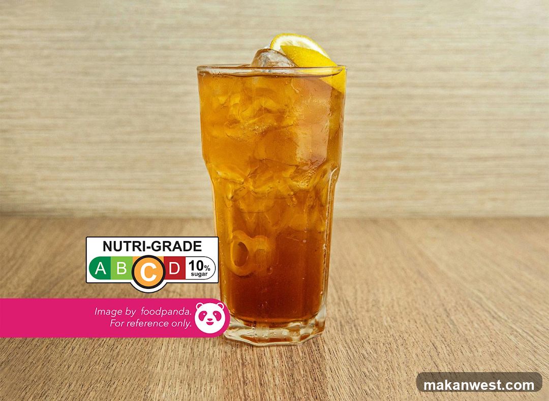 Iced Tea with Lemon Slice