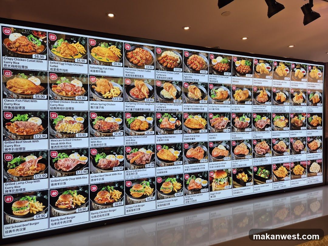 Restaurant Menu Board