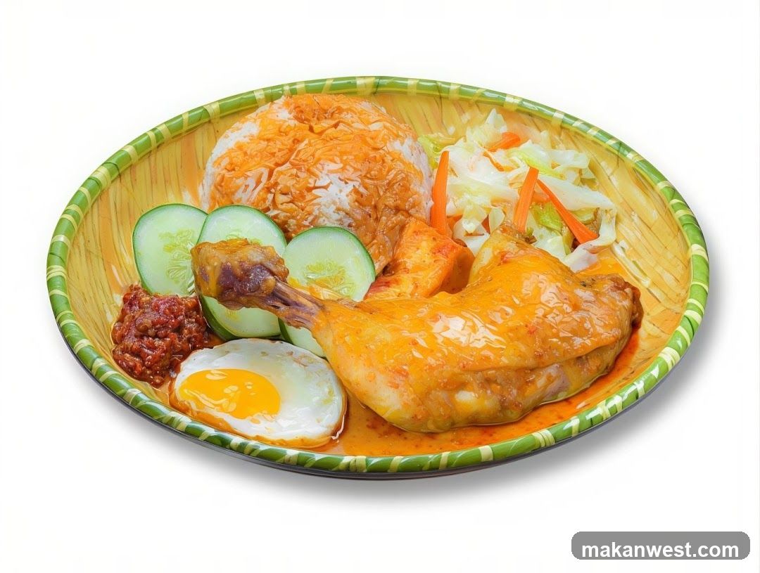Chicken Curry Rice Plate